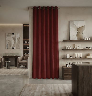 Штора Микровелюр v35 с креплением Люверсы