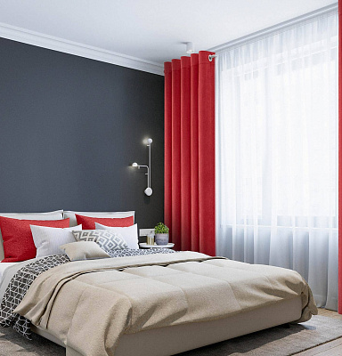 Канвас однотонные v43 с креплением Люверсы