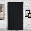 Шторы Премиум черные на кулиске. Фото 3