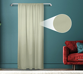 Штора Велюр матовый с креплением Кулиса v13