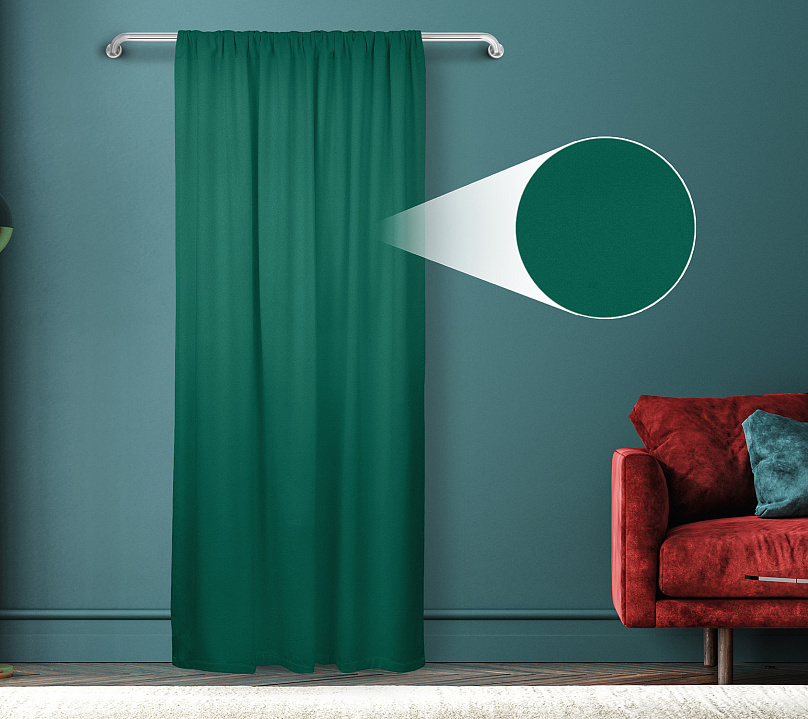 Штора Велюр матовый с креплением Кулиса v16. Фото 1