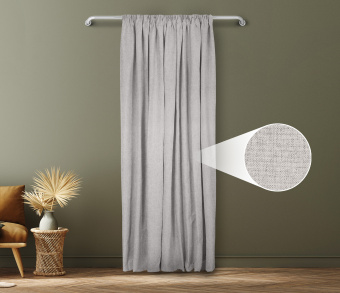 Санди однотонные v13 с креплением Шторная тесьма. Фото 1