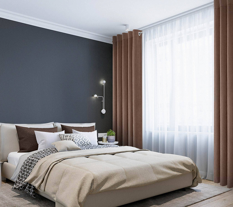 Канвас однотонные v15 с креплением Люверсы. Фото 1