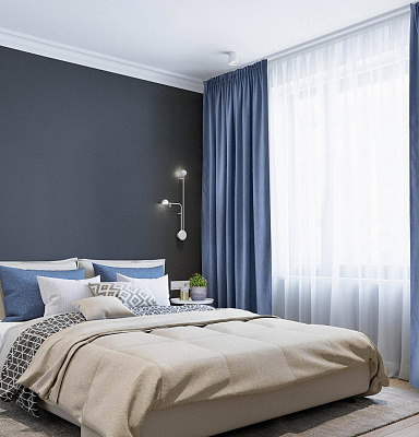 Канвас однотонные v40 с креплением Тесьма