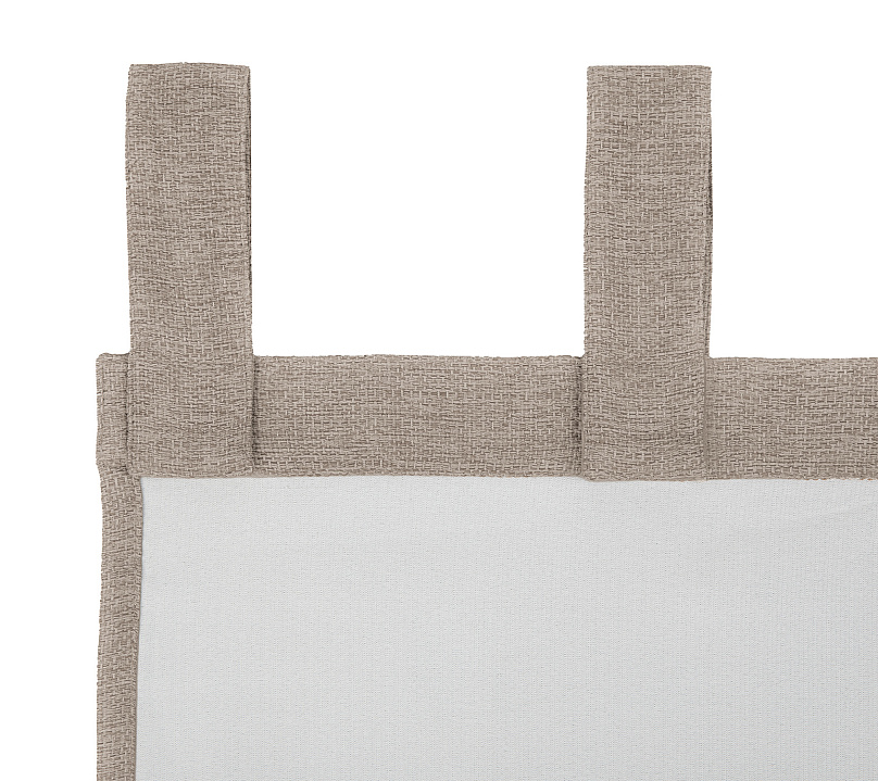 Штора Димаут Рогожка с креплением Петли с липучкой v13. Фото 4