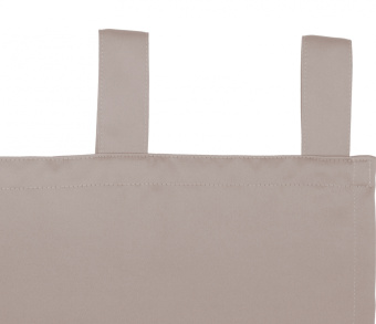 Шторы Премиум бежевые на петлях без липучек. Фото 6