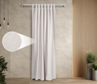 Штора Димаут Рогожка с креплением Петли v02. Фото 1