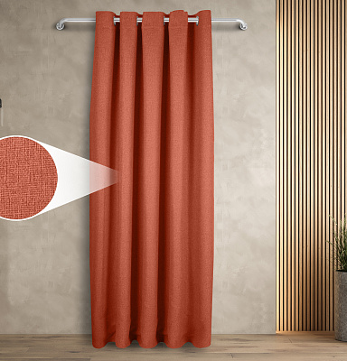 Штора Димаут Рогожка с креплением Люверсы v22 блэкаут