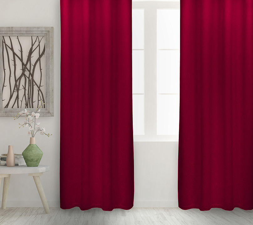 Штора Велюр матовый с креплением Люверсы v28. Фото 2