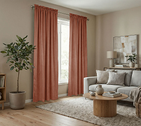 Штора Микровелюр v13 с креплением Кулиса с гребешком