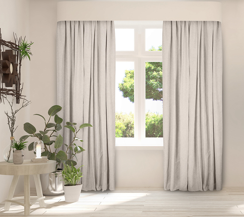 Санди однотонные v02 с креплением Кулиса с гребешком. Фото 2