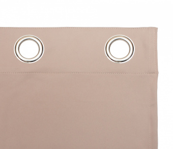 Шторы Премиум персиковые на люверсах. Фото 5