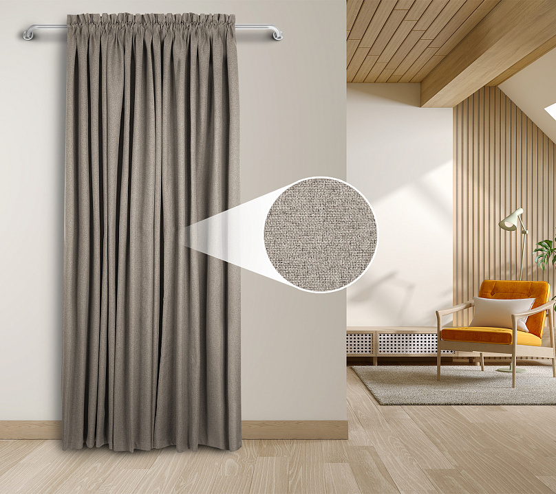 Штора Блэкаут Долли с креплением Кулиса с гребешком v05. Фото 1