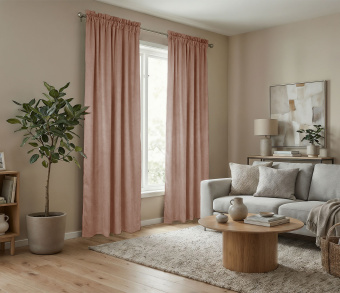 Штора Микровелюр v17 с креплением Кулиса с гребешком. Фото 2