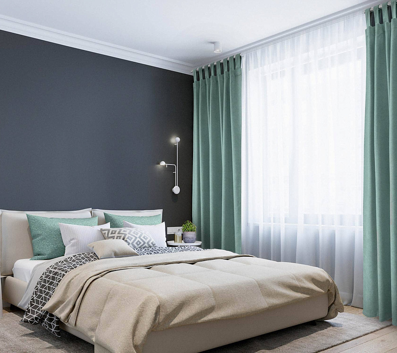 Канвас однотонные v31 с креплением Петли на липучках . Фото 1