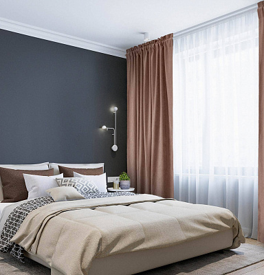 Канвас однотонные v16 с креплением Кулиска с гребешком