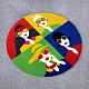 Коврик Велюр Гель с логотипом — придверный прорезиненный коврик