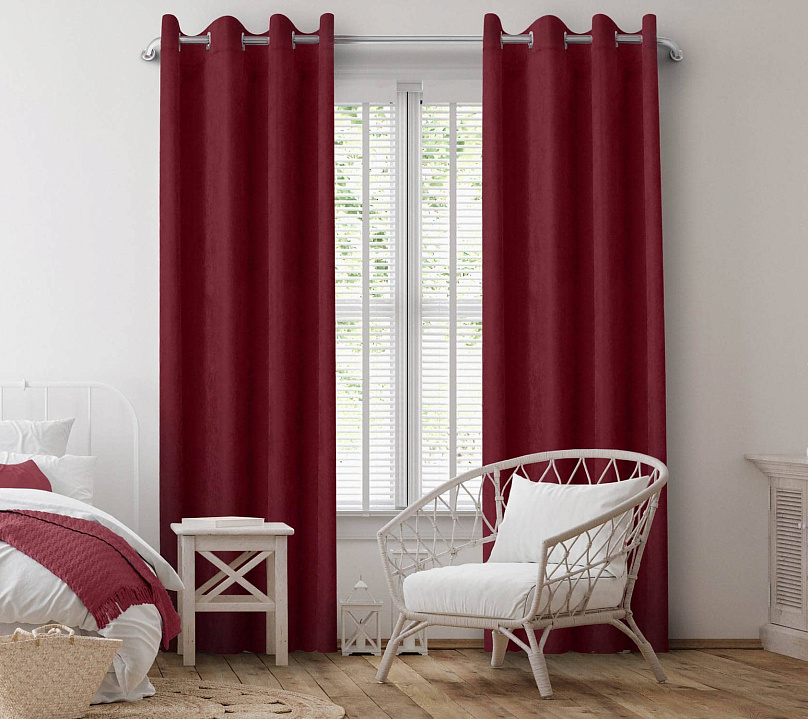 Канвас однотонные v44 с креплением Люверсы. Фото 2