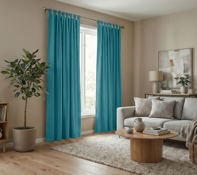 Штора Микровелюр v23 с креплением Петли с липучкой. Фото 2