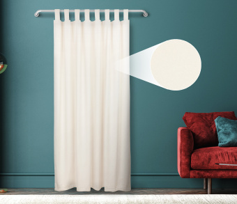 Штора Велюр матовый с креплением Петли с липучкой v01. Фото 1