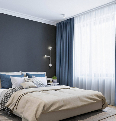 Канвас однотонные v41 с креплением Кулиска