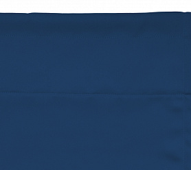 Шторы Премиум темно-синие на кулиске с гребешком блэкаут