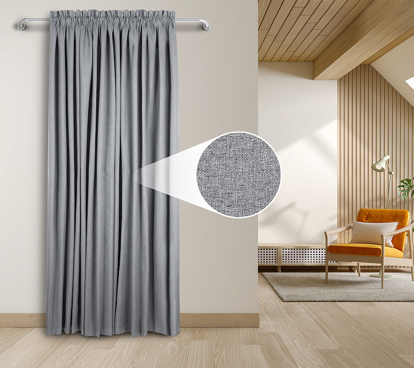 Штора Блэкаут Долли с креплением Кулиса с гребешком v08. Фото 1