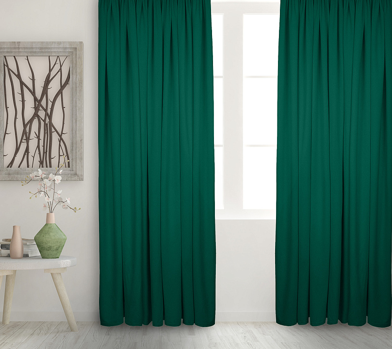 Штора Велюр матовый с креплением Кулиса v16. Фото 2