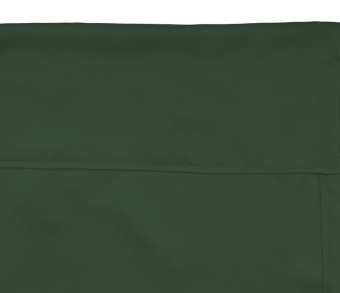 Шторы Премиум темно-зеленые на кулиске с гребешком. Фото 6