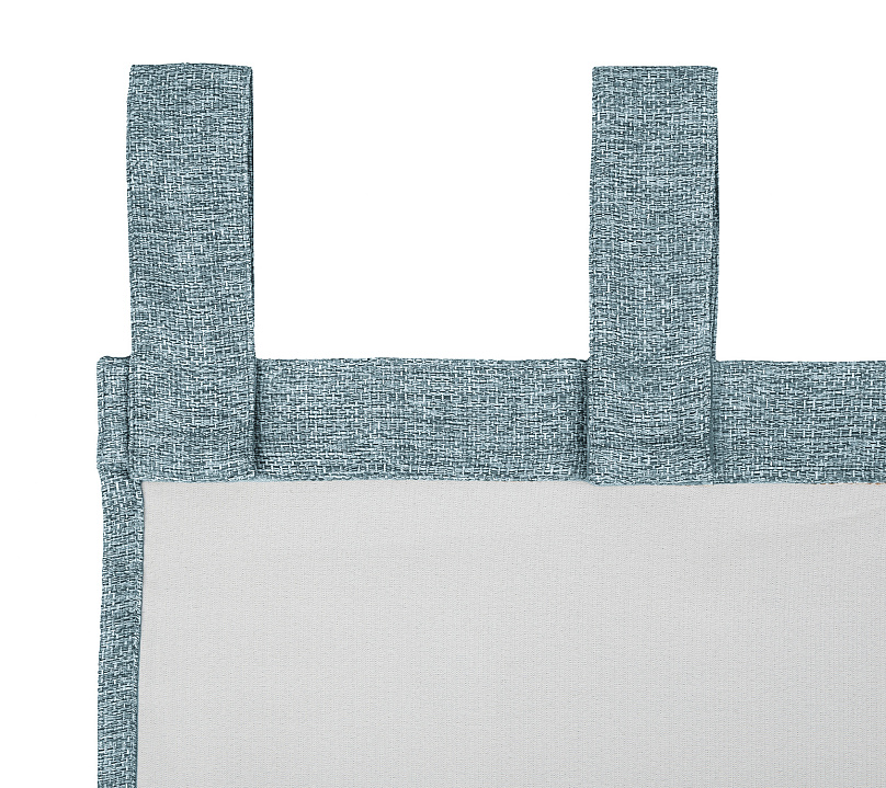 Штора Димаут Рогожка с креплением Петли с липучкой v18. Фото 4