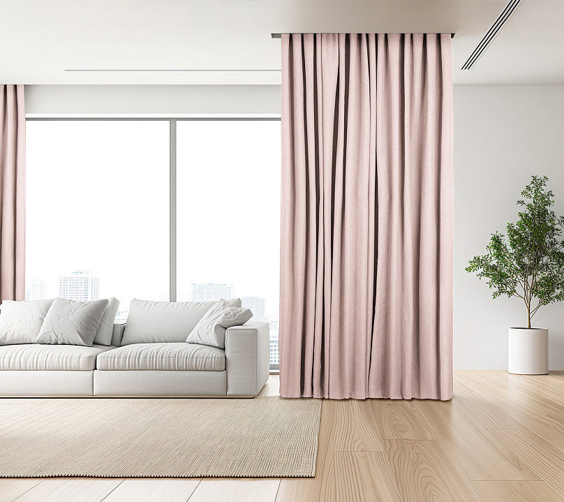 Штора Блэкаут Долли с креплением Петли с липучкой v07. Фото 2