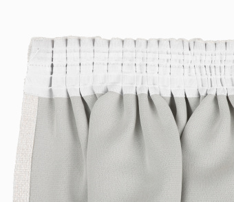 Штора Димаут Рогожка с креплением Шторная тесьма v01. Фото 5