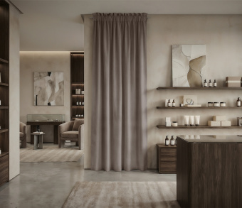 Штора Микровелюр v31 с креплением Кулиса с гребешком. Фото 1