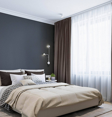 Канвас однотонные v46 с креплением Кулиска