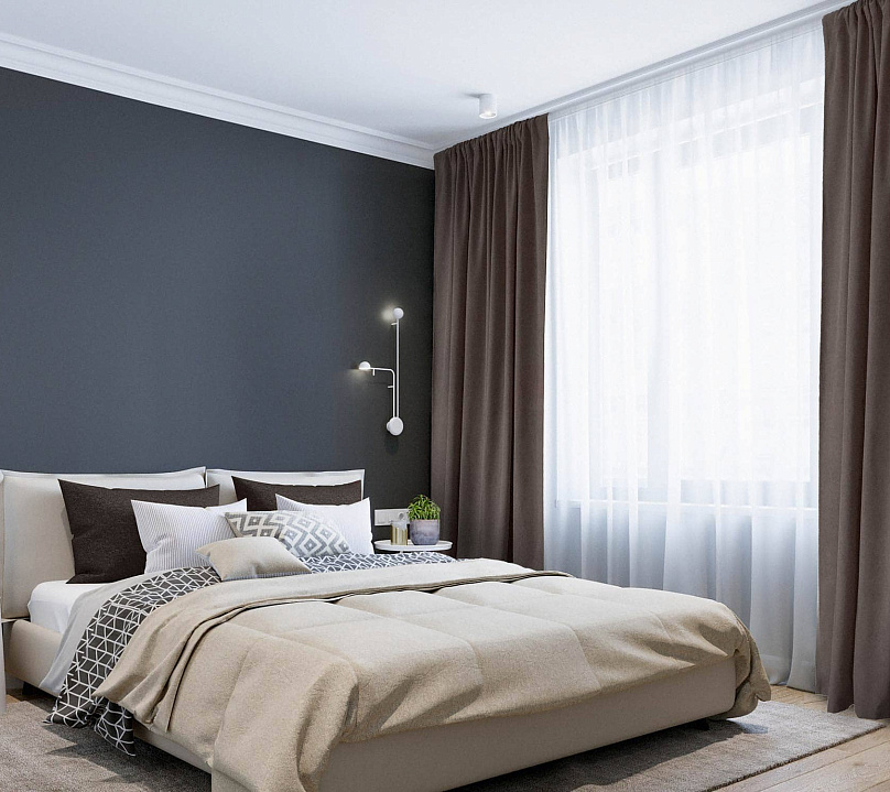 Канвас однотонные v46 с креплением Кулиска. Фото 1