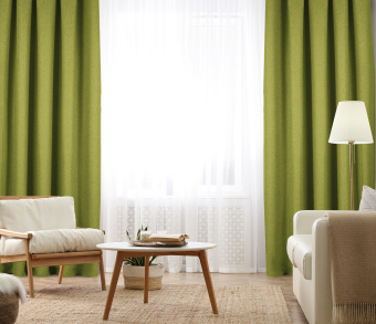 Штора Димаут Рогожка с креплением Люверсы v20. Фото 2