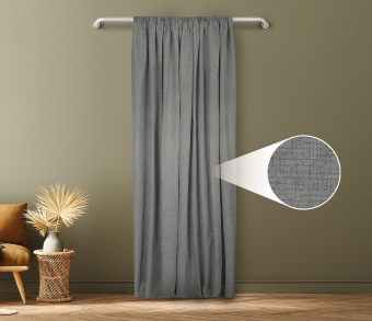 Санди однотонные v14 с креплением Шторная тесьма. Фото 1