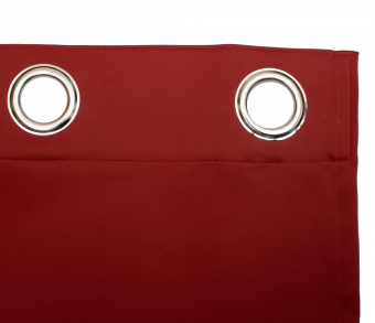 Шторы Премиум терракотовые на люверсах. Фото 5