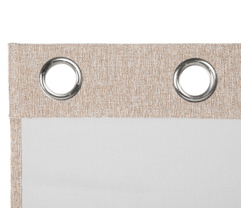 Штора Димаут Рогожка с креплением Люверсы v03. Фото 4