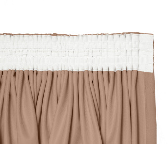 Штора Велюр матовый с креплением Шторная тесьма v05. Фото 4