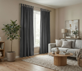 Штора Микровелюр v33 с креплением Петли с липучкой. Фото 2