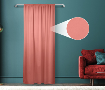 Штора Велюр матовый с креплением Кулиса v25. Фото 1