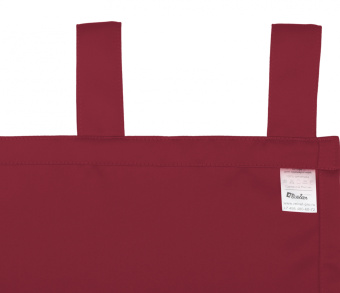 Шторы Премиум красные на петлях без липучек. Фото 7