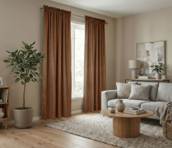 Штора Микровелюр v27 с креплением Кулиса с гребешком. Фото 2