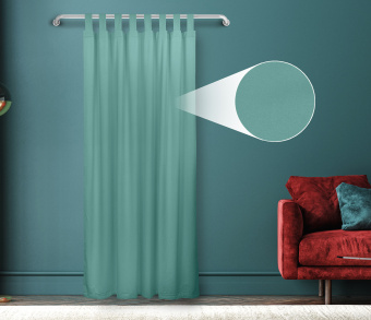 Штора Велюр матовый с креплением Петли с липучкой v14. Фото 1