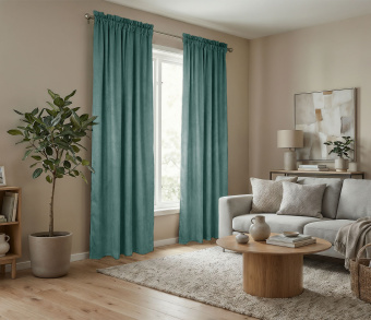 Штора Микровелюр v20 с креплением Кулиса с гребешком. Фото 2