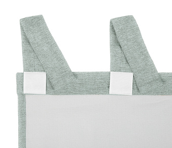 Штора Димаут Рогожка с креплением Петли с липучкой v14. Фото 5