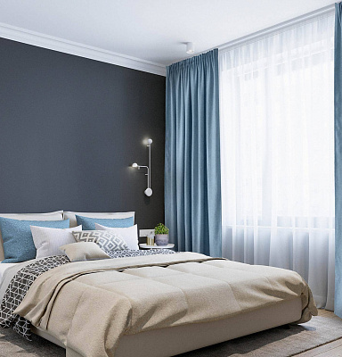 Канвас однотонные v39 с креплением Тесьма