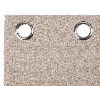 Штора Димаут Рогожка с креплением Люверсы v03. Фото 3