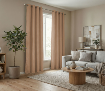 Штора Микровелюр v08 с креплением Люверсы. Фото 2